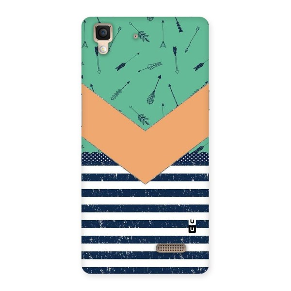 Arrows and Stripes Back Case for Oppo R7