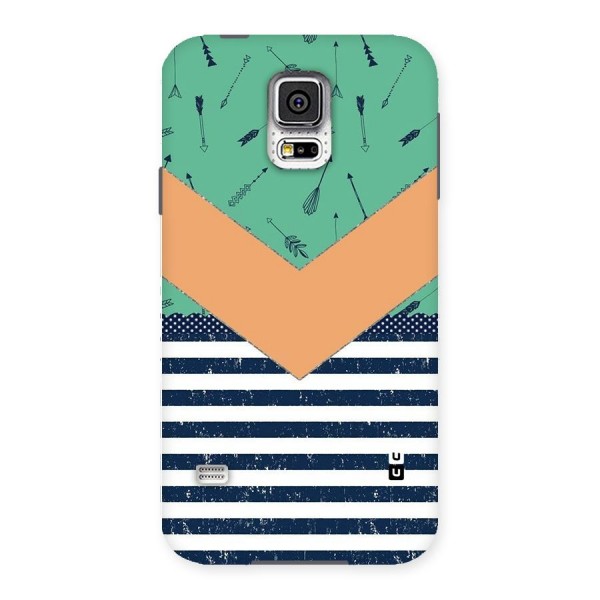 Arrows and Stripes Back Case for Samsung Galaxy S5