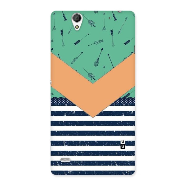 Arrows and Stripes Back Case for Sony Xperia C4
