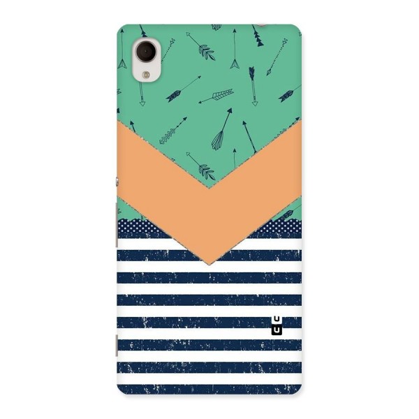 Arrows and Stripes Back Case for Sony Xperia M4