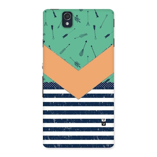 Arrows and Stripes Back Case for Sony Xperia Z