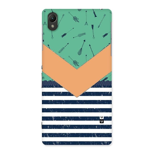 Arrows and Stripes Back Case for Sony Xperia Z2