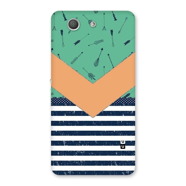Arrows and Stripes Back Case for Xperia Z3 Compact