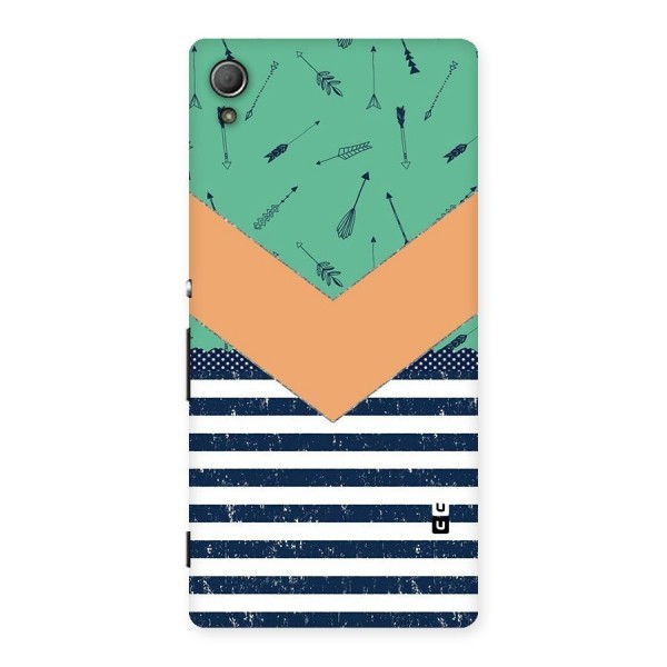 Arrows and Stripes Back Case for Xperia Z3 Plus