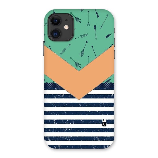 Arrows and Stripes Back Case for iPhone 11