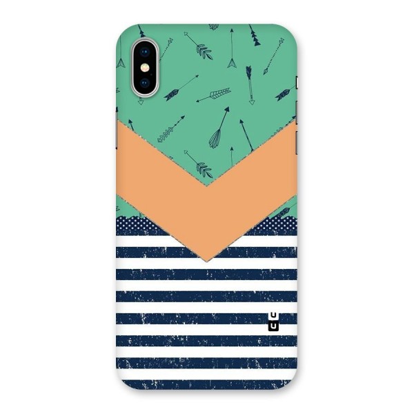 Arrows and Stripes Back Case for iPhone X