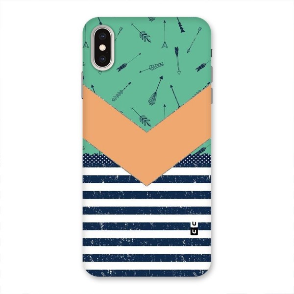 Arrows and Stripes Back Case for iPhone XS Max