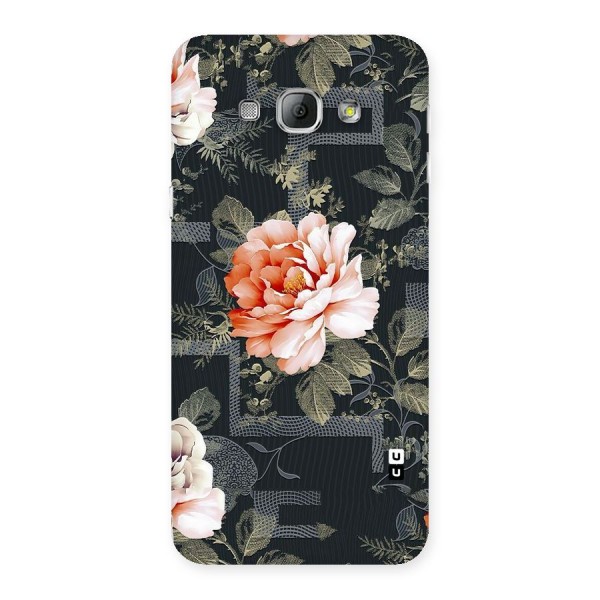 Art And Floral Back Case for Galaxy A8