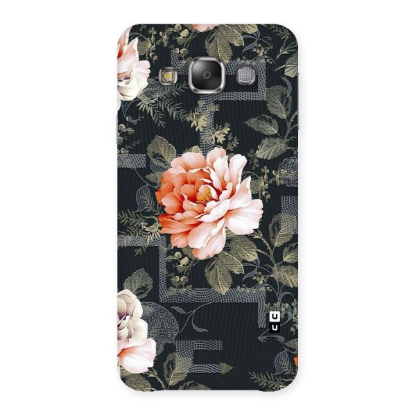 Art And Floral Back Case for Galaxy E7