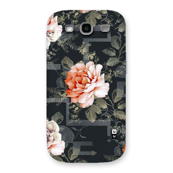 Art And Floral Back Case for Galaxy S3