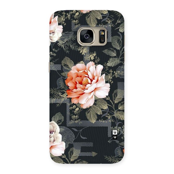 Art And Floral Back Case for Galaxy S7
