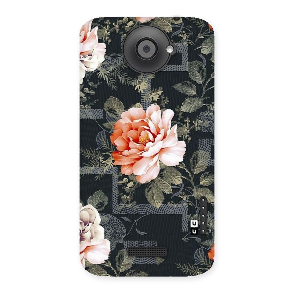 Art And Floral Back Case for HTC One X