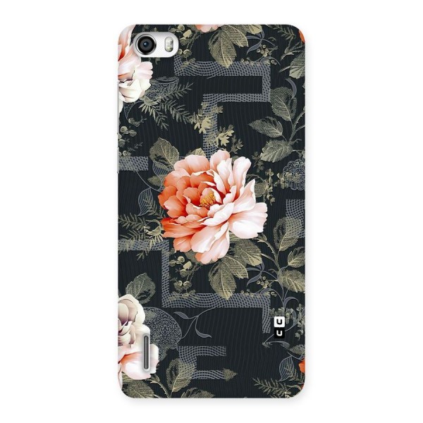Art And Floral Back Case for Honor 6