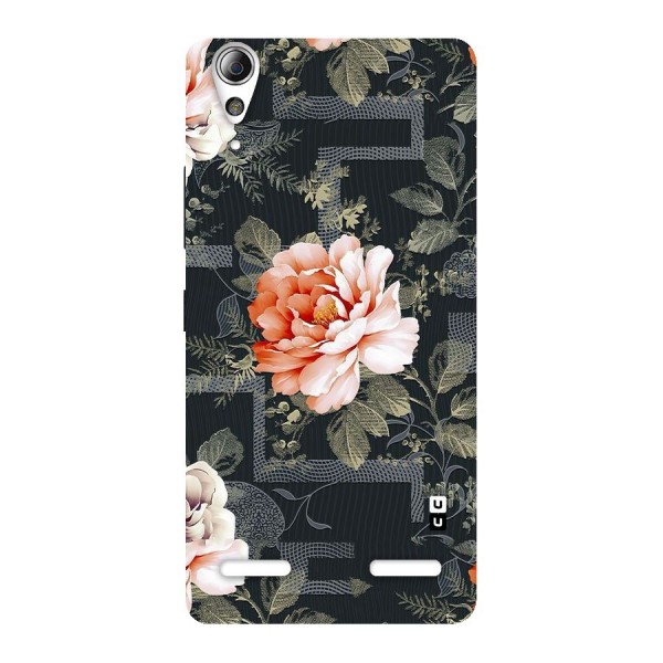 Art And Floral Back Case for Lenovo A6000
