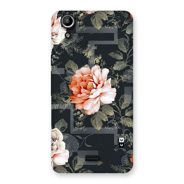 Art And Floral Back Case for Micromax Canvas Selfie Lens Q345