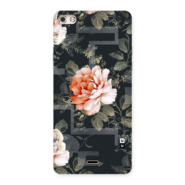 Art And Floral Back Case for Micromax Canvas Silver 5