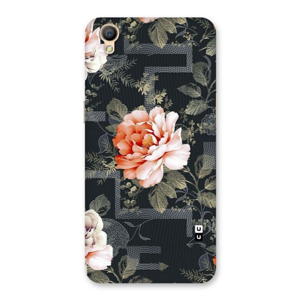 Art And Floral Back Case for Oppo A37