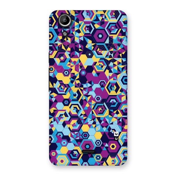 Artistic Abstract Back Case for Micromax Canvas Selfie Lens Q345