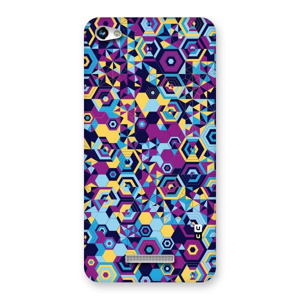 Artistic Abstract Back Case for Micromax Hue 2