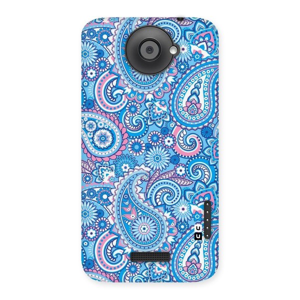 Artistic Blue Art Back Case for HTC One X