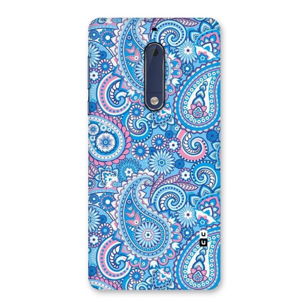 Artistic Blue Art Back Case for Nokia 5