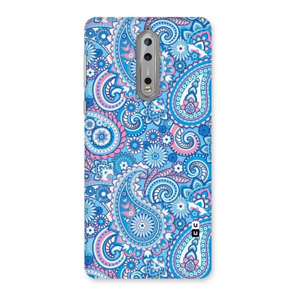 Artistic Blue Art Back Case for Nokia 8