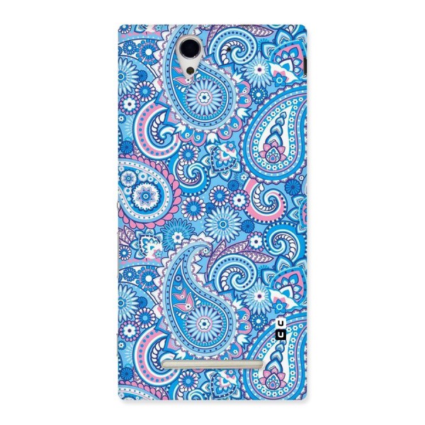 Artistic Blue Art Back Case for Sony Xperia C3