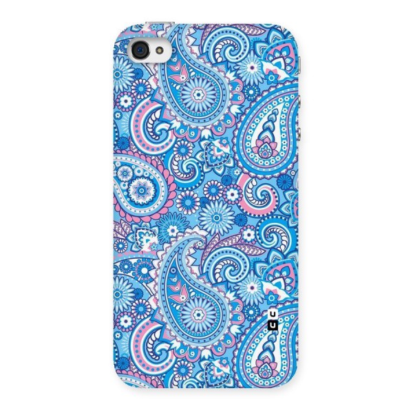 Artistic Blue Art Back Case for iPhone 4 4s
