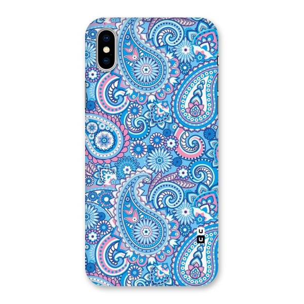 Artistic Blue Art Back Case for iPhone X