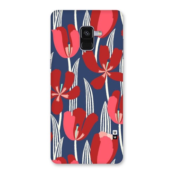 Artistic Tulips Back Case for Galaxy A8 Plus