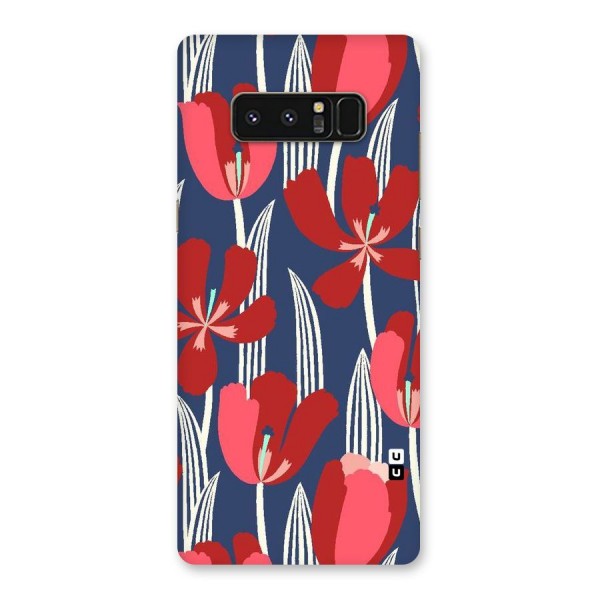 Artistic Tulips Back Case for Galaxy Note 8