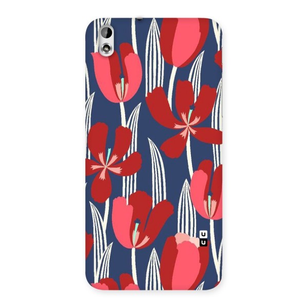 Artistic Tulips Back Case for HTC Desire 816