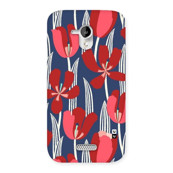 Artistic Tulips Back Case for Micromax Canvas HD A116