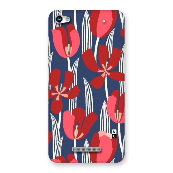 Artistic Tulips Back Case for Micromax Hue 2