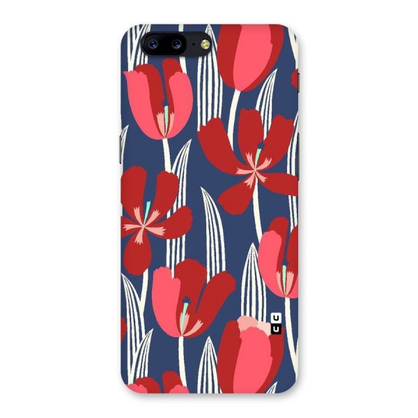 Artistic Tulips Back Case for OnePlus 5