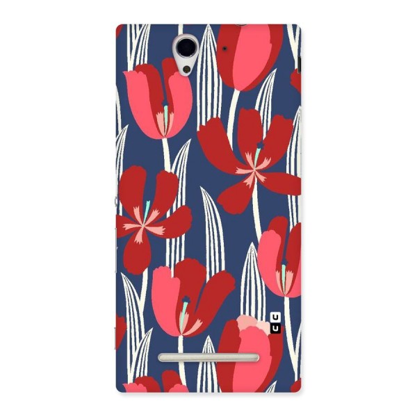 Artistic Tulips Back Case for Sony Xperia C3