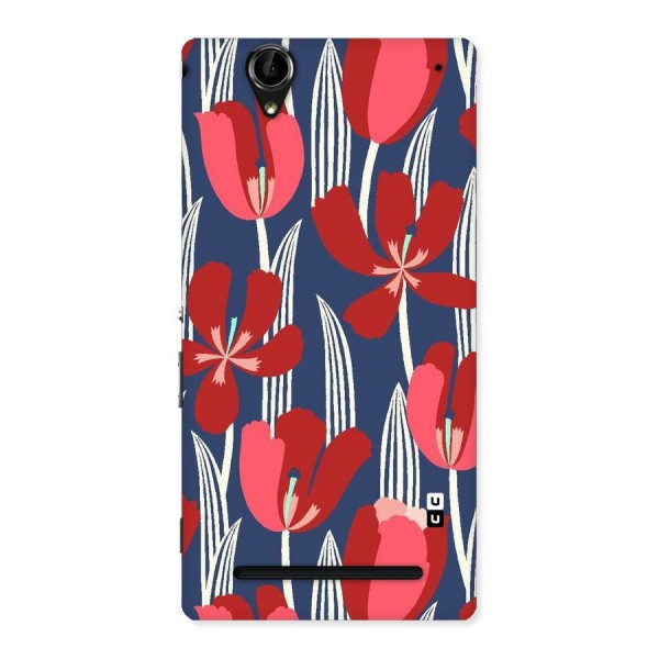 Artistic Tulips Back Case for Sony Xperia T2