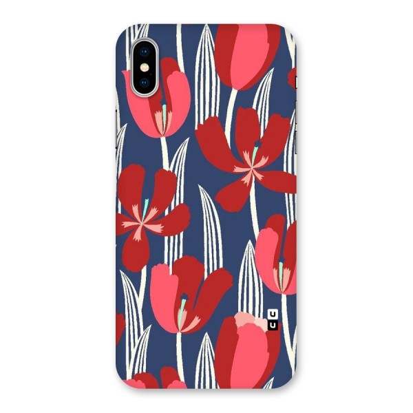 Artistic Tulips Back Case for iPhone X