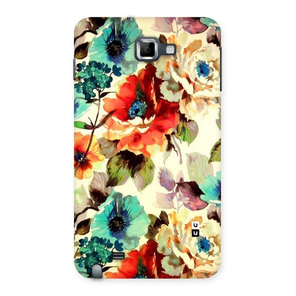 Artsy Bloom Flower Back Case for Galaxy Note