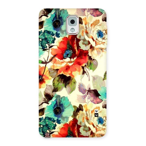 Artsy Bloom Flower Back Case for Galaxy Note 3
