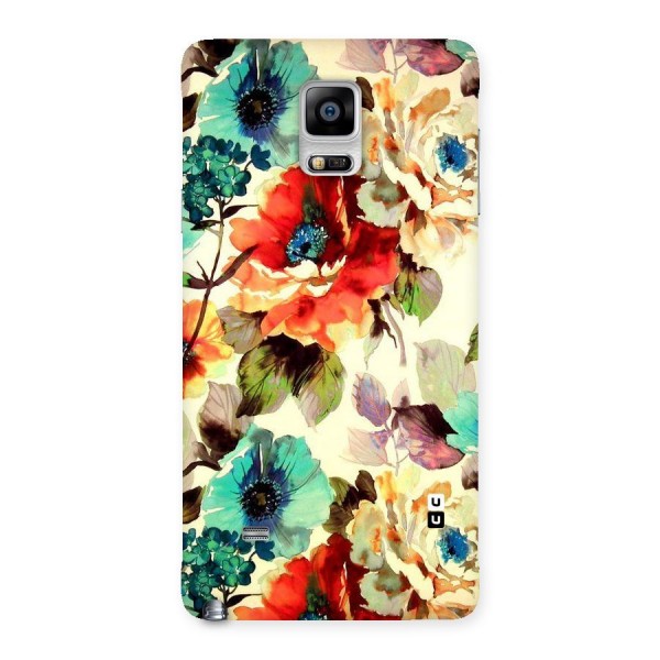 Artsy Bloom Flower Back Case for Galaxy Note 4