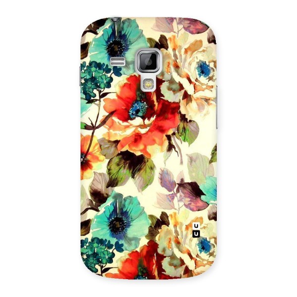 Artsy Bloom Flower Back Case for Galaxy S Duos