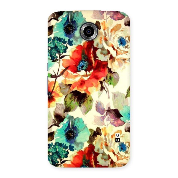 Artsy Bloom Flower Back Case for Nexsus 6