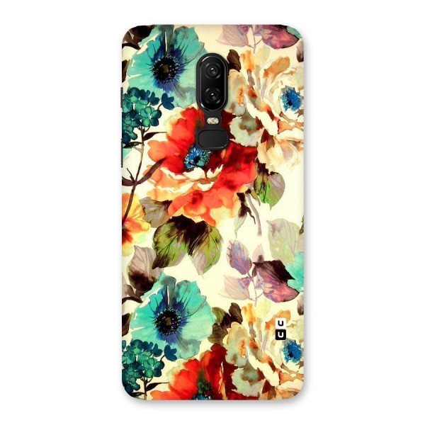 Artsy Bloom Flower Back Case for OnePlus 6