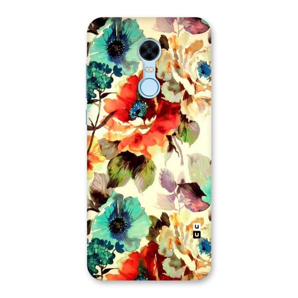 Artsy Bloom Flower Back Case for Redmi Note 5