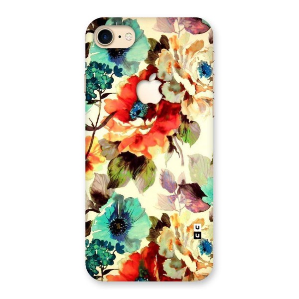 Artsy Bloom Flower Back Case for iPhone 7 Apple Cut