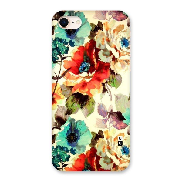 Artsy Bloom Flower Back Case for iPhone 8