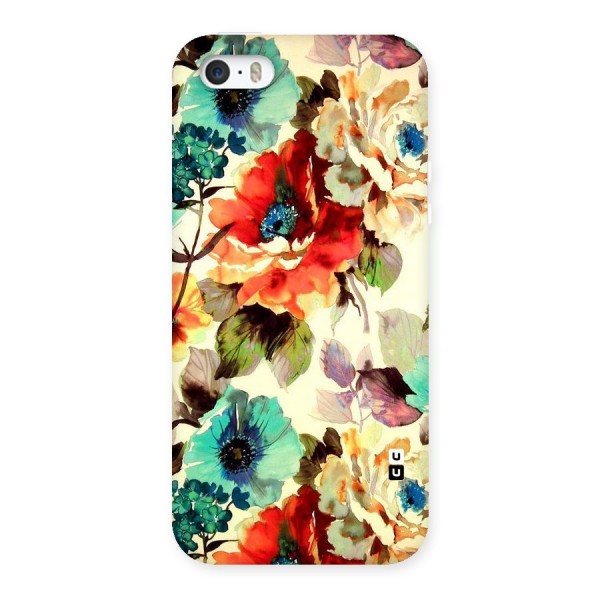 Artsy Bloom Flower Back Case for iPhone SE