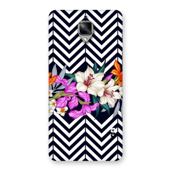Artsy ZigZag Floral Back Case for OnePlus 3