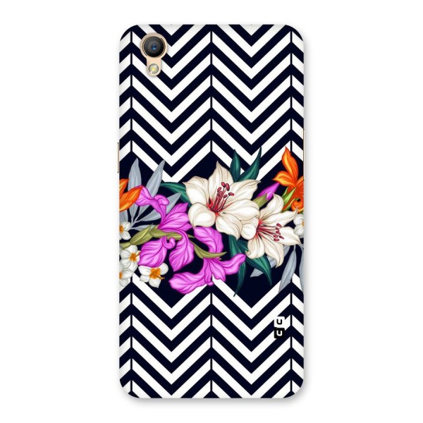 Artsy ZigZag Floral Back Case for Oppo A37
